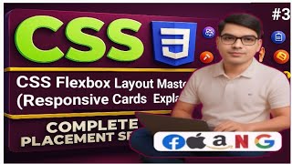CSS Flexbox Layout Mastery (Responsive Cards & Centering Explained)