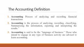 Day#1 Excel Financial Accounting theory
