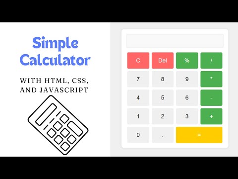 Create a Simple Calculator with HTML, CSS, and JavaScript