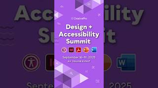 The Design + Accessibility Summit 2025 | How-To Accessibility Training for Designers