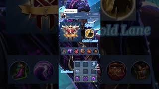 Mobile legend mm build #shorts