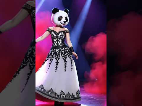 Beauty turns into a panda#americagottalent #agt #magic #talent #shorts