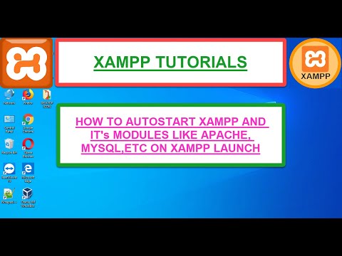 XAMPP:-How to autostart XAMPP modules (like Apache,Mysql,etc) on XAMPP Launch