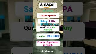 Amazon is Hiring | Consultant | Apply Before the Link Expire | #freshers #jobvacancy #amazon