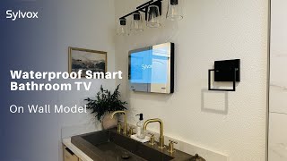 Sylvox Mirror TV, A Magical Entertainment in Your Perfect Bathroom