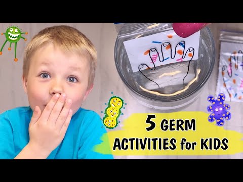 COVID-19 Germs Experiment for kids | 5 Germ Activities for children