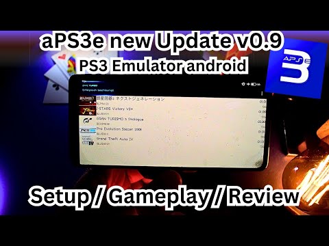 aPS3e new Update v0.9 - PS3 Emulator android Setup Guide / Gameplay / Review