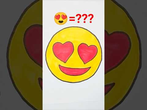Drawing 😍/ Funny Emoji/ How to Draw Emoji #shorts #viral #drawing #funny #emojichallenge