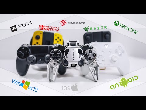 2020年最强手柄对比——XBOX ONE手柄/PS4手柄/madcatz美加狮手柄/switch手柄/雷蛇手柄/ps5手柄windows10系统/安卓手机平板