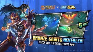 MLBB × Saint Seiya Collab Revamp | Bronze Saints Skins | Mobile Legends: Bang Bang