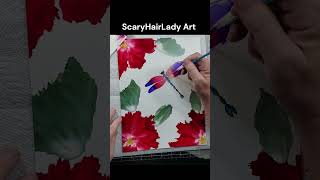 258  Alcohol ink Dragonfly with Flowers #alcoholinkflowers #alcoholinkdragonfly #alcoholink  #art