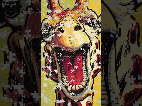Laughing Giraffe #jigsaw #jigsawpuzzle #jigsawpuzzlecollection