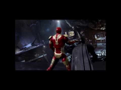 Batman vs Iron Man & Superman in the Batcave