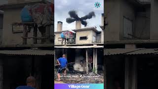 Chimney Cleaning Level: BOSS!😎They Use WHAT to Do This?! #scienceiscool #explosion #wow #satisfying