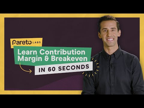 How to Calculate Breakeven Point and Contribution Margin for your Business - 60 Second Breakdown