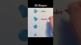 3D shapes, #shorts sh #math #maths #mathematics #mathfact #mathstricks #viral #algebra #calculus