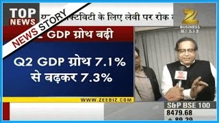 GDP growth rate for Q-2 raised to 7.3% from 7.1%