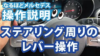 【１分でわかるメルセデス】シフトチェンジ・ステアリング位置調整など