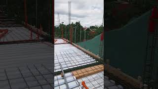 Second Floor Slab Preparation #shorts #short #construction