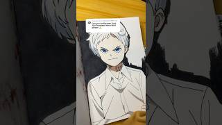 Drawing Norman from The Promised Neverland #anime #art #animeart