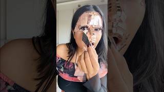 DIY Disco Ball Makeup Removal 😱 #crafteraditi #challenge #diy #craft #discoballmakeup #shorts #art