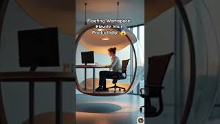 Floating Office?! 🤯 See the Future of Work! #smartoffice | Workspace Design | Elevate Productivity