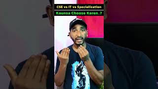 B.Tech in Computer Science vs Information Technology | Salary Difference | Which is Better? #shorts