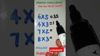 Maths challenge 🤓#shortvideo #mathchallenge #youtube #yt #maths #reasoning