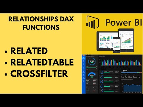 22. RELATED | RELATEDTABLE | CROSSFILTER DAX Functions in Power BI