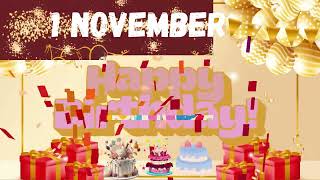 1 November birthday song