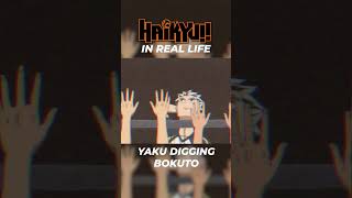 Yaku Digging Bokuto In REAL LIFE Haikyuu Moment #shorts