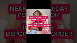 Nearly $1000/Day Penalty For Ignoring Deportation Order #massdeportation #usimmigration