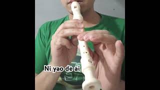 Ni Yao De ai_ Penny tai (Recorder Cover) #music #pleasesubscribe #flute #follow