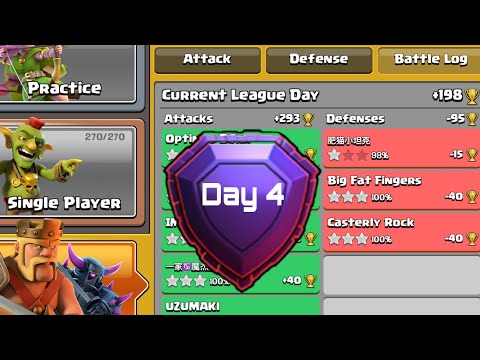 Legend League Day 4 Attacks CLASH OF CLANS | RC charge with ROOT RIDERS