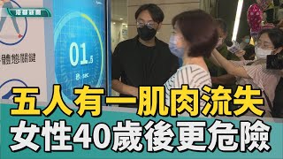 健康風險| 每五人就有一人肌肉流失 女性40歲後更危險