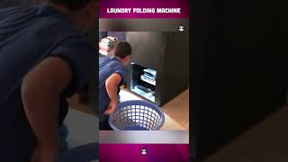 Every "laundry master" mom's dream... and dads too! 😜😅 #foldimate #machine #laundry #convenience