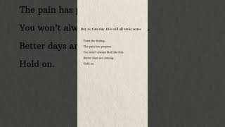 Day 16: One day, this will all make sense