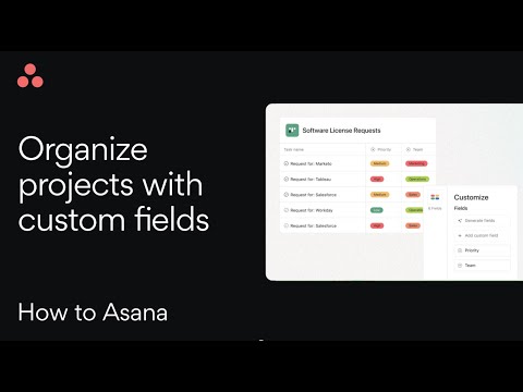 Asana Custom Fields: How to organize your Asana projects