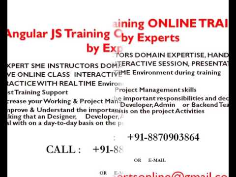 Angular JS Online Training Experts