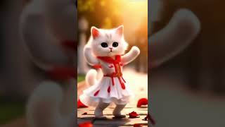 funny kitten dance #cutecat #funny #cat #shortsreel #adorablecat #catvideos #cute #kitten #funnypet