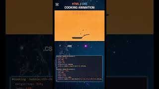 Create a Cooking Animation Using Only HTML & CSS