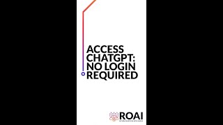 Access ChatGPT: NO login required