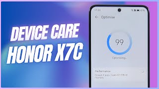 How to Use Device Care in Honor X7c