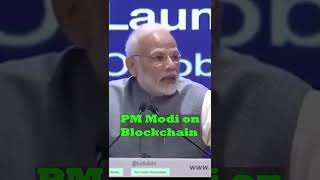Modi on BLOCKCHAIN #cryptonews #blockchain