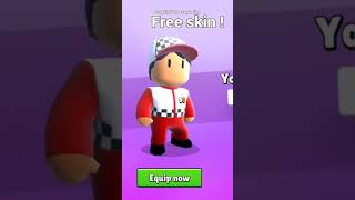 free skin! #shorts #games #stumbleguys #shortsfeed #fallguys #viral #christmas #guys  #freeskin