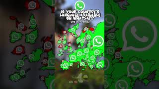Is your country’s language available on WhatsApp #history #geography #mapper #mapping #europe