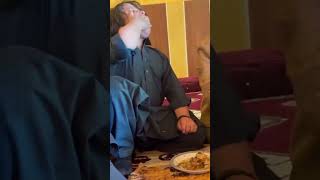 Cute Chubby Pathan Boy Eating Food #foodie #food #coffee #shorts #foodlover