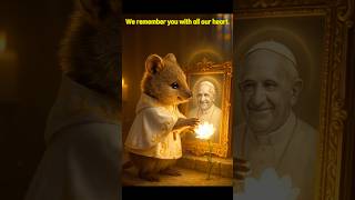 Goodbye, Pope Francis. A Prayer from a Little Friend. #popefrancis #nomorewar