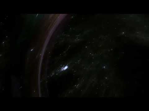 Wormhole render from interstellar movie