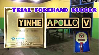 Yinhe Apollo V | Trial Forehand Rubber with PUGA Super ZLC